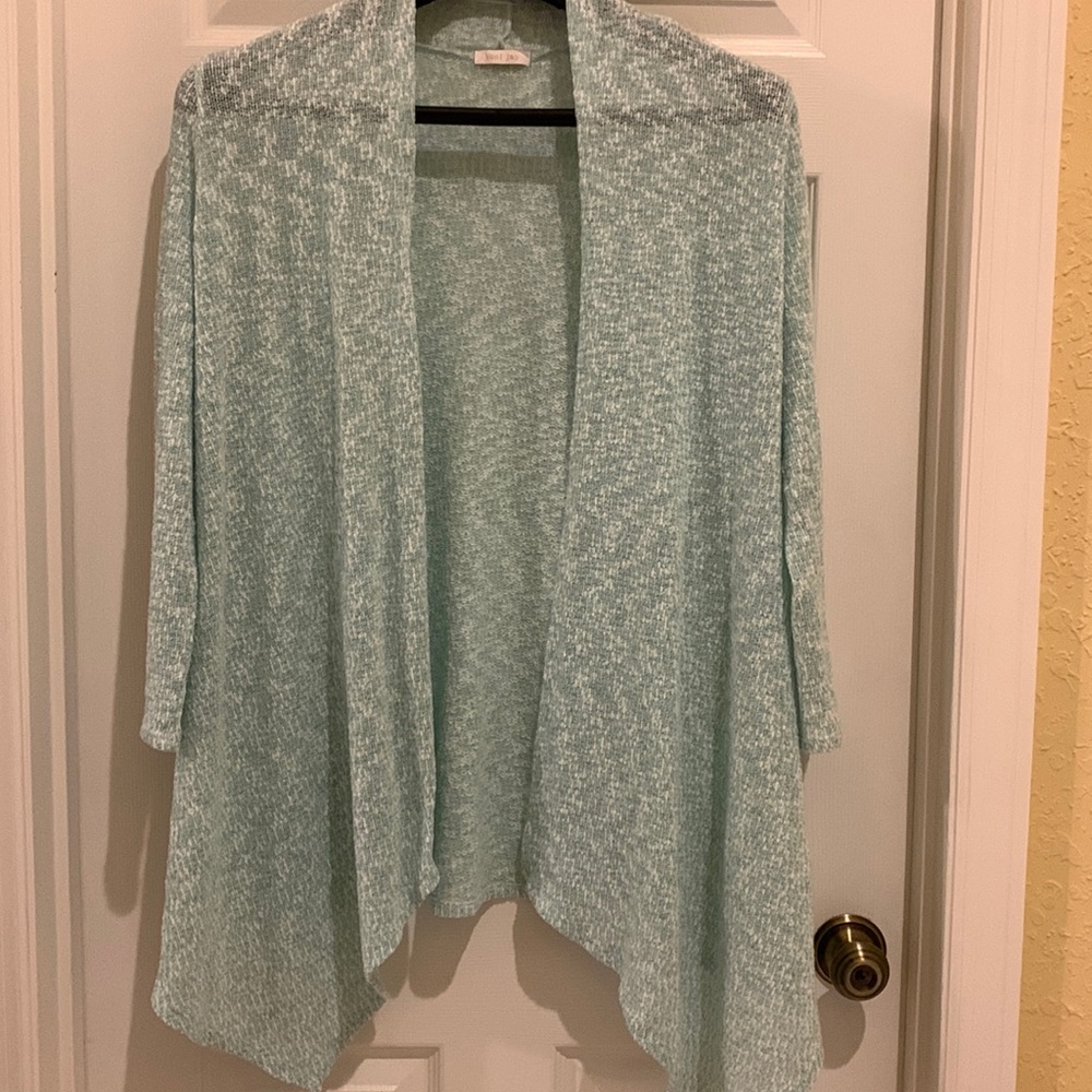 Womens open knit cardigan